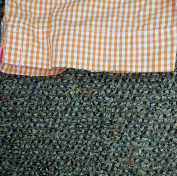 Orange Plaid 6 Shorts - Picture 5 of 5